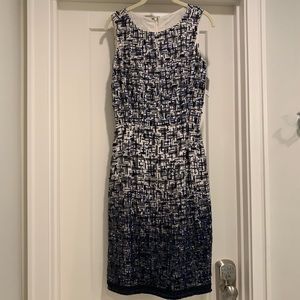 Oscar de la Renta Embroidered Silk Cocktail Dress XS 0